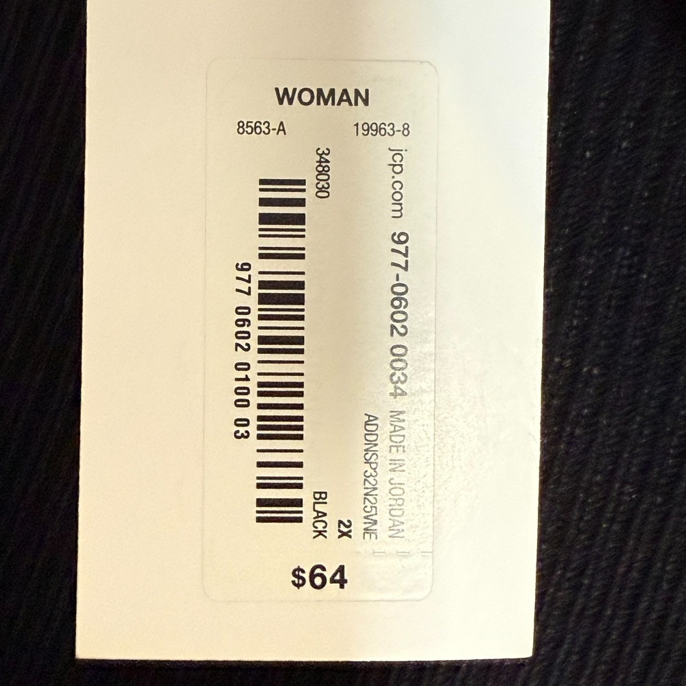 Bold Elements Womens Mid Rise Pencil Skirt Plus Black Size 2X - Picture 6 of 10